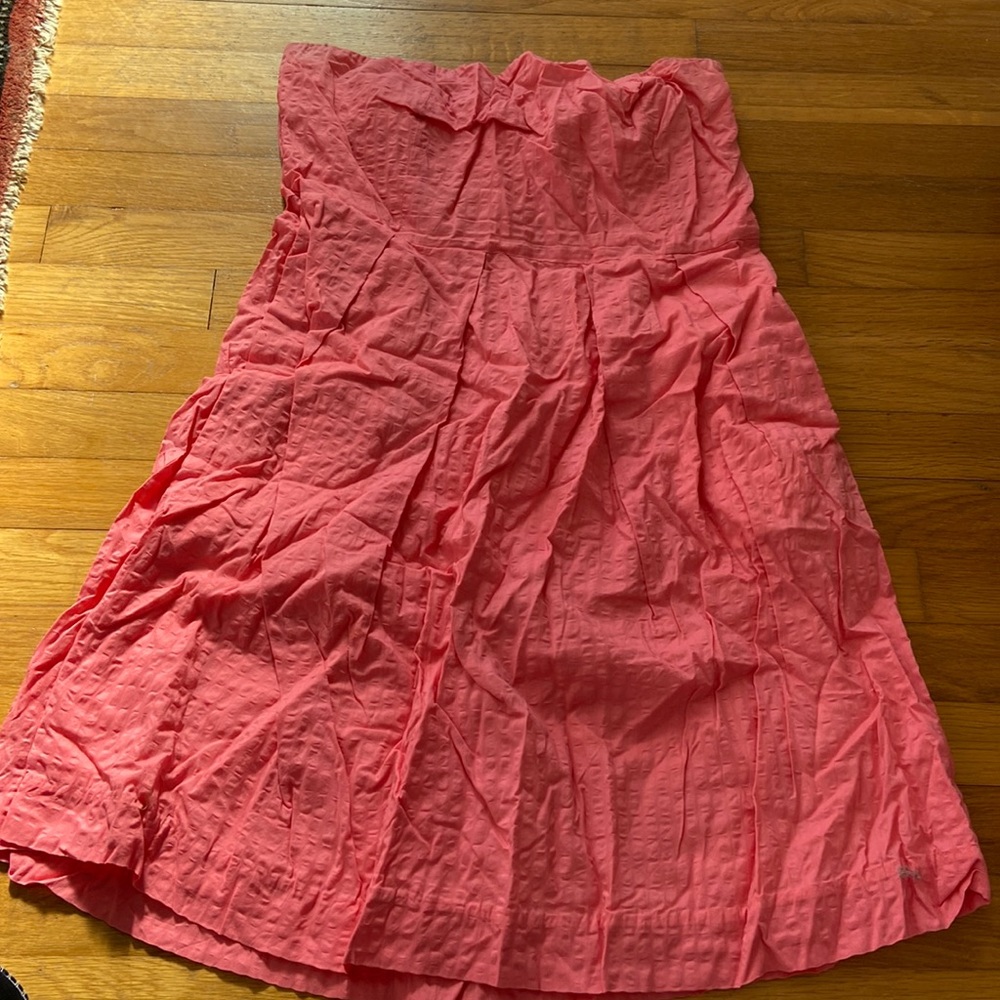 Jcrew pink strapless sundress